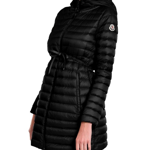 Moncler - Barbel Fit & Flare Hooded Down Parka, Black (Size 4/L) - Picture 3 of 13